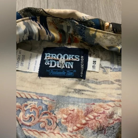 Vintage Mens' 90s Western Cowboy Brooks and Dunn - Picture 3 of 4